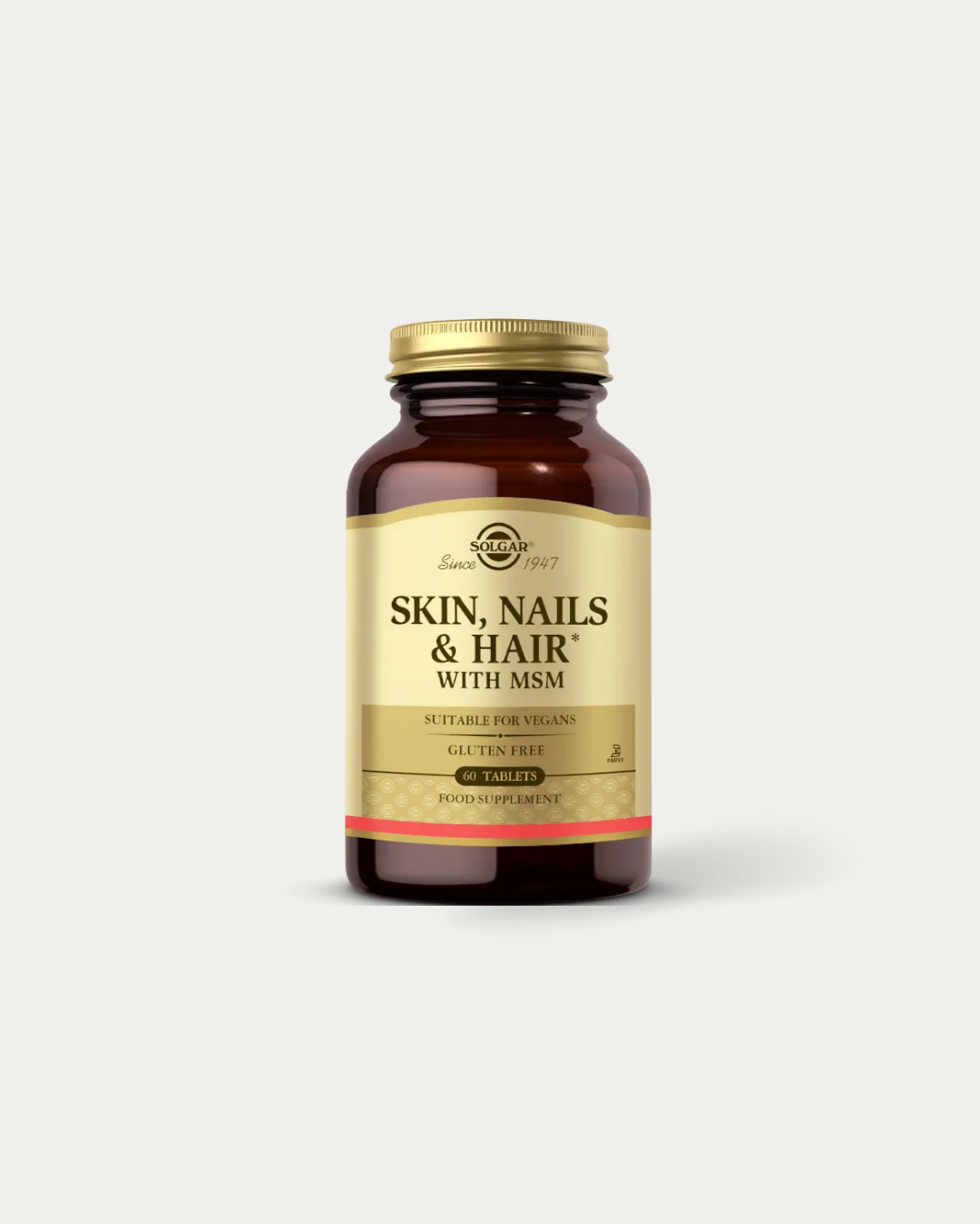 Solgar 皮肤、指甲和头发含 MSM。