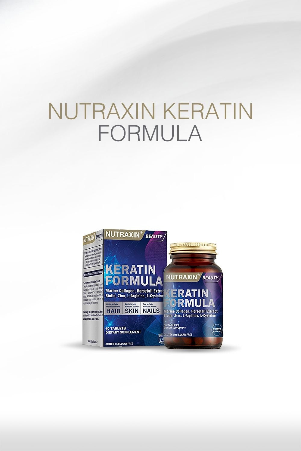 NUTRAXIN KERATIN FORMULA 60 TABLETS 