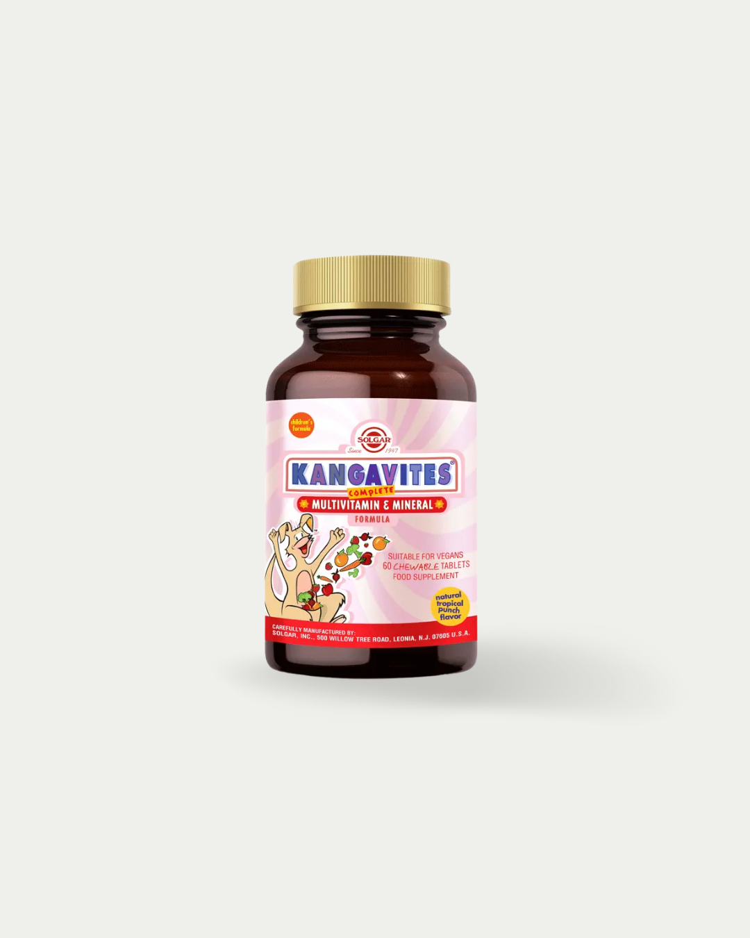 SOLGAR KANGAVITES MULTIVITAMIN & MINERAL 60 CHEW. TAB.