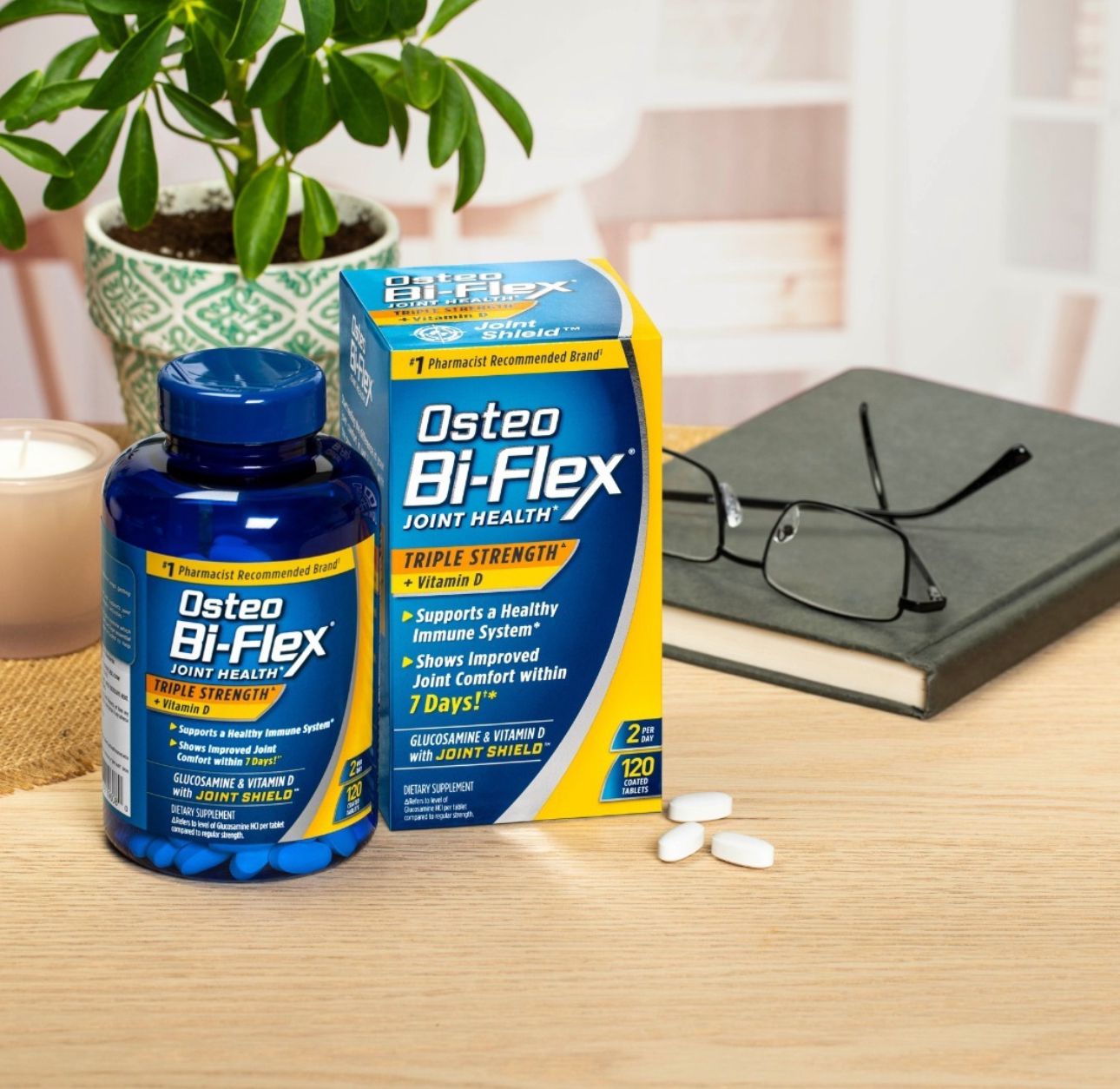 OSTEO BI-FLEX ADVANCED TRIPLE STRENGTH 120 CAP。 