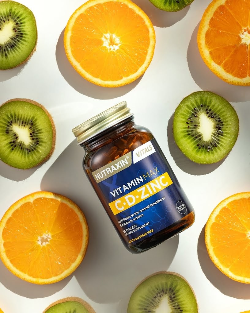 NUTRAXIN VITAMIN MAX C D ZINK 60 KÄPSEL 