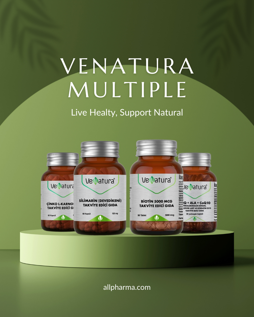 VENATURA MAGNEZYUM BISGLISINAT 60 KAP